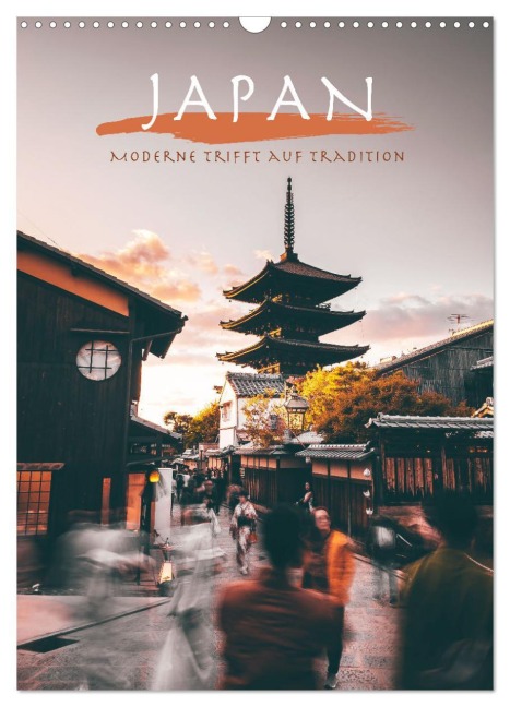 Japan - Moderne trifft auf Tradition. (Wandkalender 2026 DIN A3 hoch), CALVENDO Monatskalender - Happy Monkey
