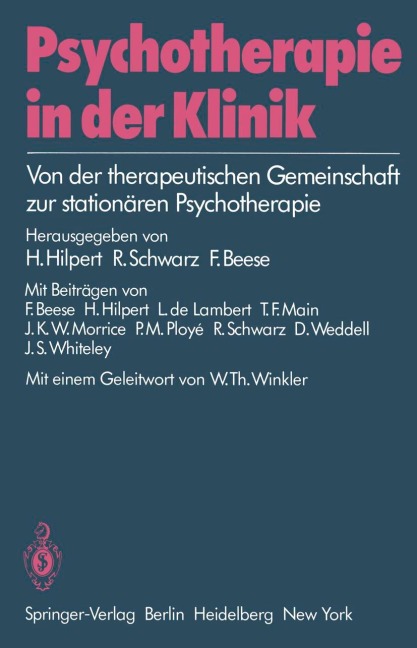 Psychotherapie in der Klinik - 