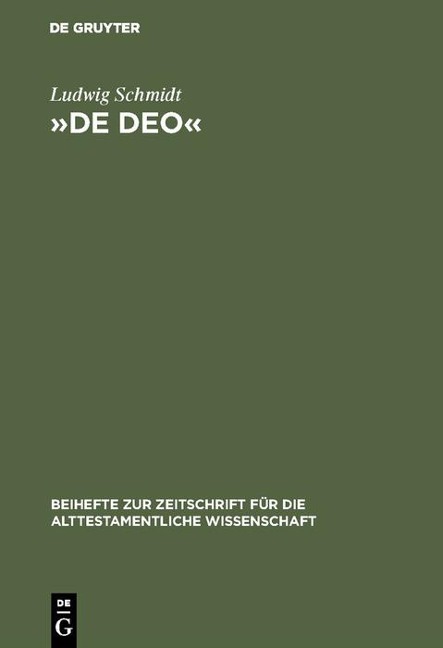 »De Deo« - Ludwig Schmidt