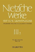 Nachgelassene Schriften 1870 - 1873 - Friedrich Nietzsche