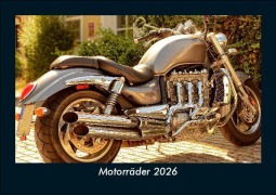 Cover-Bild zum Titel 'Motorräder 2026 Fotokalender DIN A5' von 'Tobias Becker'