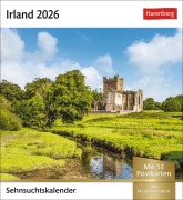 Irland Sehnsuchtskalender 2026 - Wochenkalender mit 53 Postkarten - 