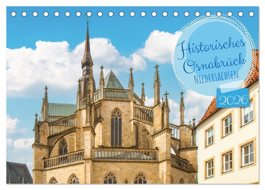 Historisches Osnabrück - Niedersachsen (Tischkalender 2026 DIN A5 quer), CALVENDO Monatskalender - Sell Pixs:Sell
