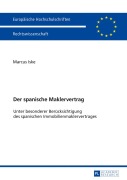 Cover-Bild zum Titel 'Der spanische Maklervertrag' von 'Marcus Iske'