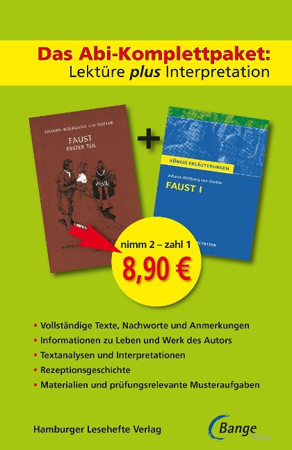 Faust I - Das Abi-Komplettpaket: Lektüre plus Interpretation - Johann Wolfgang von Goethe