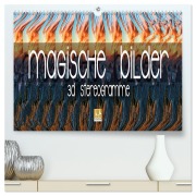 Magische Bilder - 3D Stereogramme (hochwertiger Premium Wandkalender 2026 DIN A2 quer), Kunstdruck in Hochglanz - Renate Bleicher