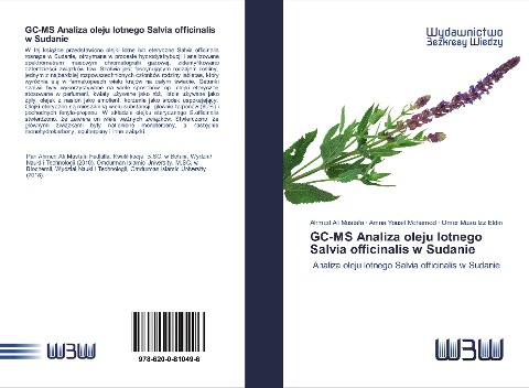 GC-MS Analiza oleju lotnego Salvia officinalis w Sudanie - Ahmed Ali Mustafa, Amna Yousif Mohamed, Omer Musa Izz Eldin