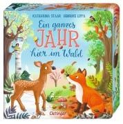 Cover-Bild zum Titel 'Ein ganzes Jahr hier im Wald' von 'Henrike Lippa'