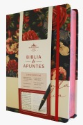 Cover-Bild zum Titel 'Biblia de Apuntes Rvr 1960 Tapa Dura, Azul Oscuro Con Flores (Edición Cantos Pintados) / Spanish Journaling Bible Rvr 1960 Hardcover Dark Blue with Flowers' von 'Reina Valera Revisada 1960'