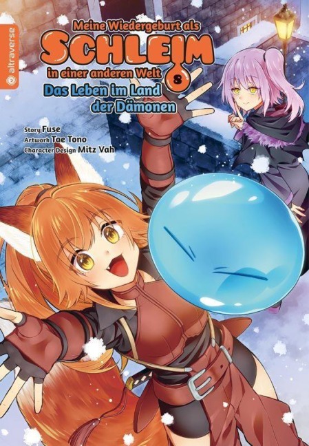 Meine Wiedergeburt als Schleim in einer anderen Welt - Das Leben im Land der Dämonen 08 - Fuse, Wataru Kajika, Mitz Vah