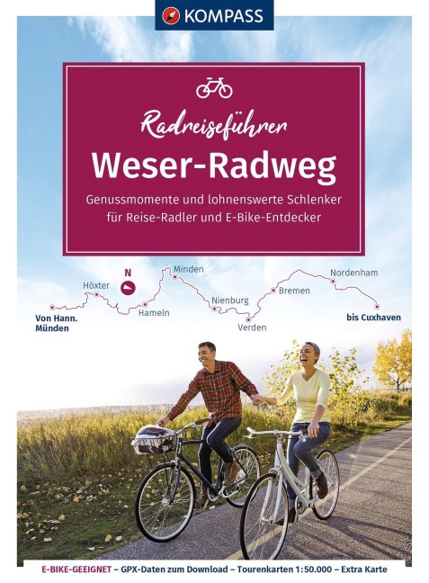 KOMPASS Radreiseführer Weser-Radweg - 