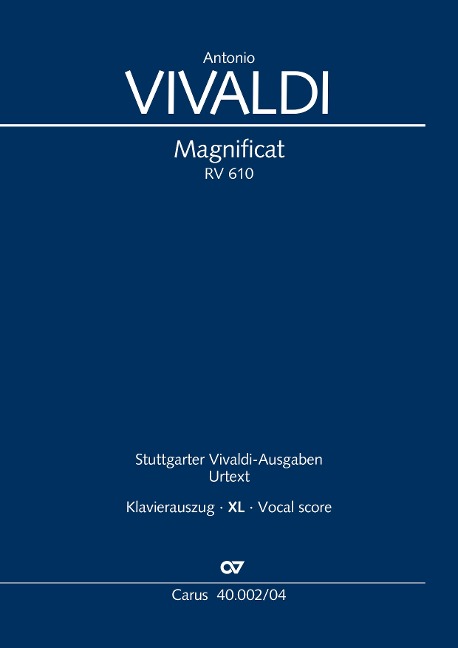 Magnificat (Klavierauszug XL) - Antonio Vivaldi