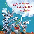 Wölfe in Rudeln kochen Nudeln mit Pudeln - Würzige Tierreime mit Rätselsalat - Stefanie Duckstein