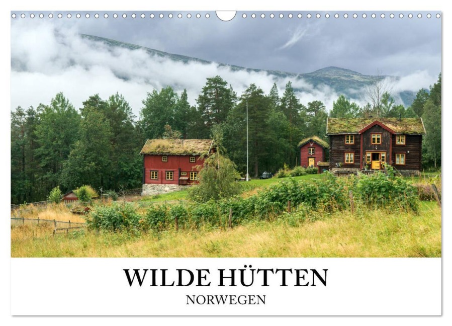 Norwegen Kalender - Wilde Hütten in den Bergen (Wandkalender 2025 DIN A3 quer), CALVENDO Monatskalender - Wildeyes Photography