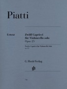 Cover-Bild zum Titel 'Piatti, Alfredo - 12 Capricci op. 25 für Violoncello solo' von 'Alfredo Piatti'