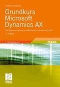 Cover-Bild zum Titel 'Grundkurs Microsoft Dynamics AX' von 'Andreas Luszczak'