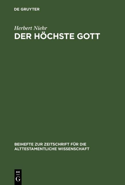Der höchste Gott - Herbert Niehr