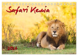 Safari Kenia (Tischkalender 2026 DIN A5 quer), CALVENDO Monatskalender - Gerd-Uwe Neukamp