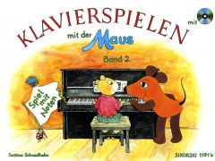 Cover-Bild zum Titel 'Klavierspielen mit der Maus, Band 2. Spiel mit Noten.' von 'Bettina Schwedhelm'