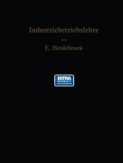 Cover-Bild zum Titel 'Industriebetriebslehre' von 'E. Heidebroek'