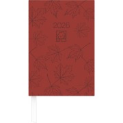 Cover-Bild zum Titel 'Wochenbuch rot 2026 - Bürokalender 14,6x21 cm - 1 Woche auf 2 Seiten - 128 Seiten - Notizbuch - Blauer Engel - 766-0711' von ''