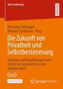 Cover-Bild zum Titel 'Die Zukunft von Privatheit und Selbstbestimmung' von ''
