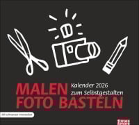 Cover-Bild zum Titel 'times&more Bastelkalender schwarz 2026' von ''