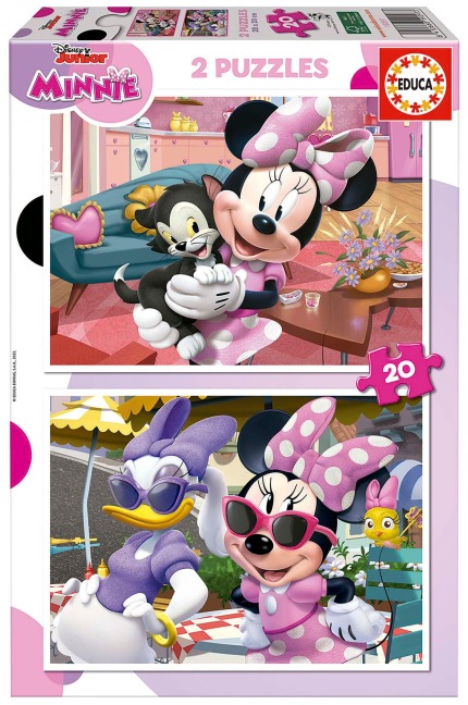 Educa - Disney - Minnie - Puzzle 2x20 Teile - Disney