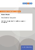 Cover-Bild zum Titel 'Persönliche Integrität' von 'Robert Reuter'