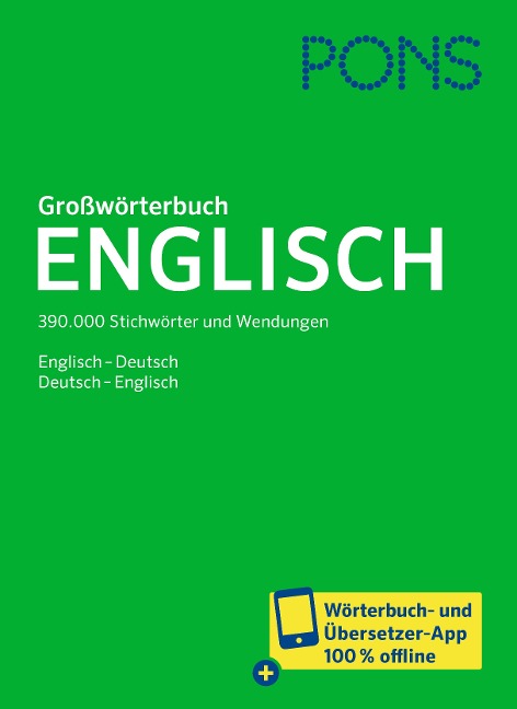 PONS Großwörterbuch Englisch - 