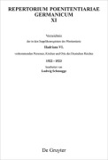 Cover-Bild zum Titel 'Verzeichnis der in den Supplikenregistern der Pönitentiarie Hadrians VI. vorkommenden Personen, Kirchen und Orte des Deutschen Reiches 1522-1523' von ''