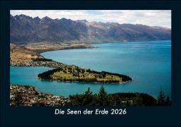 Cover-Bild zum Titel 'Die Seen der Erde 2026 Fotokalender DIN A5' von 'Tobias Becker'