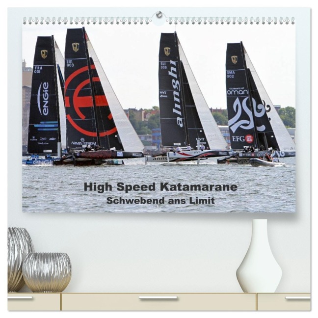 High Speed Katamarane - Schwebend ans Limit (hochwertiger Premium Wandkalender 2026 DIN A2 quer), Kunstdruck in Hochglanz - Sven Sieveke