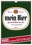 BIER Wandkalender -Trinken mit Stil (Wandkalender 2026 DIN A4 hoch), CALVENDO Monatskalender - Steckandose Dmr