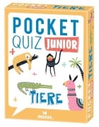 Cover-Bild zum Titel 'Pocket Quiz junior Tiere' von 'Jürgen Winzer'