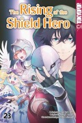 Cover-Bild zum Titel 'The Rising of the Shield Hero 23' von 'Yusagi Aneko, Aiya Kyu, Seira Minami'
