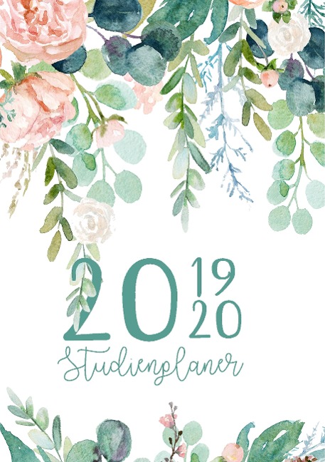 Studienplaner und Semesterkalender für 2019 - 2020 | Ein Studentenkalender und Studentenplaner, Terminplaner, Timer und Kalender für das Studium - Justine Kros