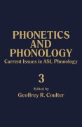 Cover-Bild zum Titel 'Current Issues in ASL Phonology' von ''