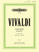 Cover-Bild zum Titel 'Konzert für Violine, Streicher und Basso continuo G-Dur op. 3 Nr. 3 RV 310 / PV 96' von 'Antonio Vivaldi, Ulfert Thiemann, Johannes Gerdes'