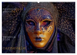 Cover-Bild zum Titel 'neunziggrad I photoart: venezia carnevale (Wandkalender 2026 DIN A2 quer), CALVENDO Monatskalender' von 'Jörn Heller'