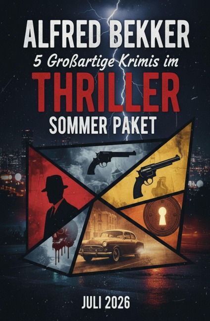 5 Großartige Krimis im Thriller Sommer Paket Juli 2026 - Alfred Bekker