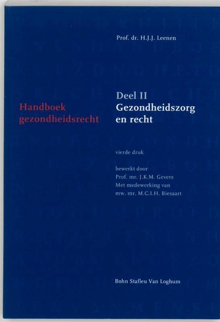 Handboek Gezondheidsrecht - 