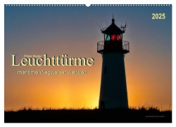 Leuchttürme - maritime Wegweiser weltweit (Wandkalender 2025 DIN A2 quer), CALVENDO Monatskalender - Peter Roder