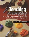 Cover-Bild zum Titel 'Teaching Is an Art' von 'Leon Spreyer'