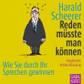 Reden müsste man können - Harald Scheerer