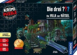 Cover-Bild zum Titel 'Krimipuzzle ??? 300 Teile / Die Villa der Rätsel (drei Fragezeichen)' von ''