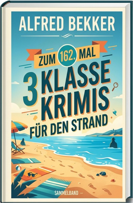 Zum 162. Mal 3 klasse Krimis für den Strand - Alfred Bekker