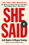 Cover-Bild zum Titel 'She Said' von 'Jodi Kantor, Megan Twohey'