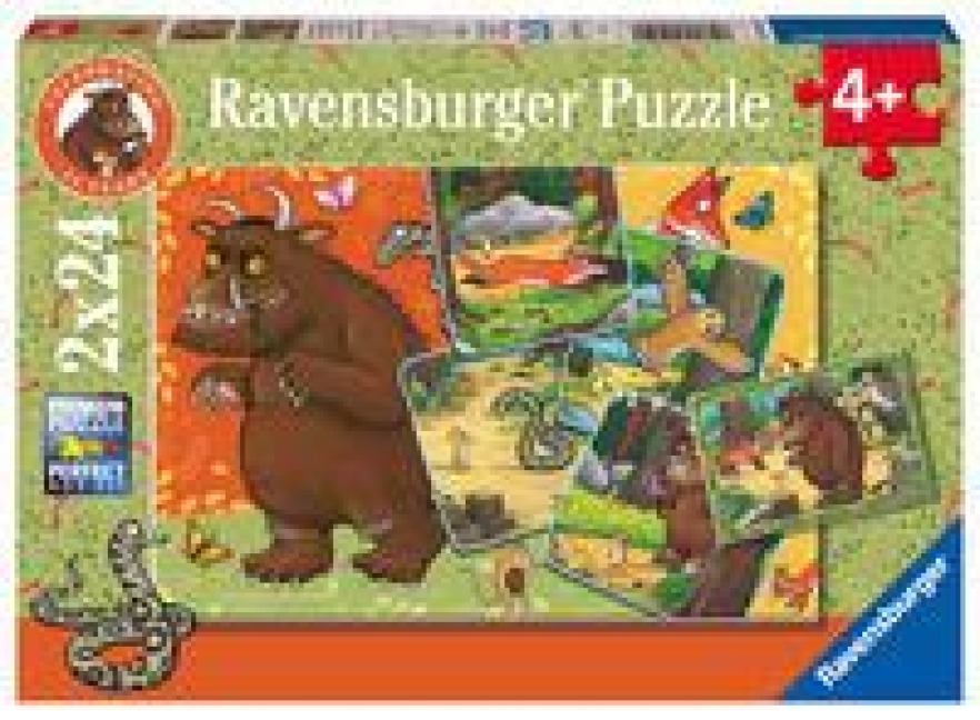 Kinderpuzzle 2x24 Teile - Der Grüffelo - 25 Jahre Grüffelo! - 