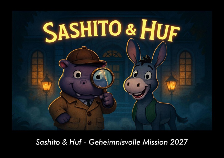 Sashito & Huf - Geheimnisvolle Mission 2027 Fotokalender DIN A3 - Tobias Schmitt, Kevin Heber